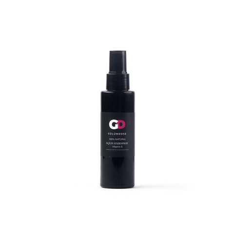 Aqua Hairspray With ( Jojoba Oil, Distilled water, an extract of vitamin E, and grapeseed  Oil )